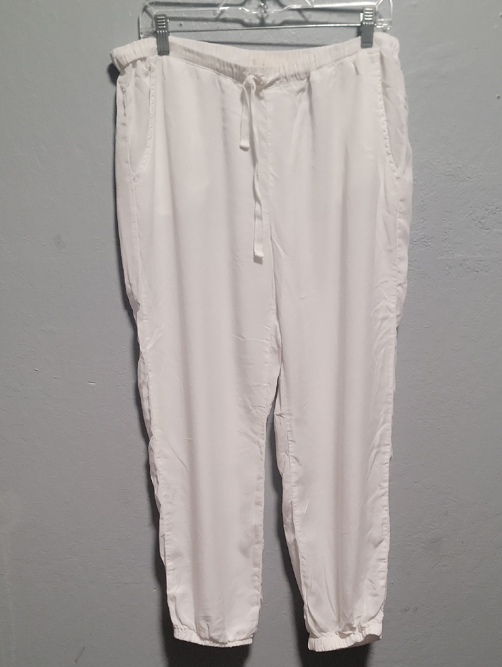 cloth & stone White Drawstring Jogger Pants